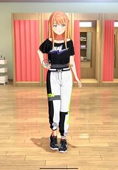 Amazon.co.jp: Hball手作り☆紫雲清夏 レッスンウェア コスプレ衣装